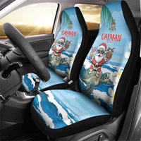 Cayman Islands Christmas Car Seat Cover Merry Xmas - Wonder Print Shop