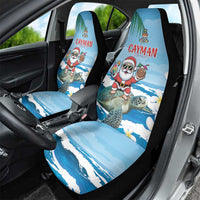 Cayman Islands Christmas Car Seat Cover Merry Xmas - Wonder Print Shop