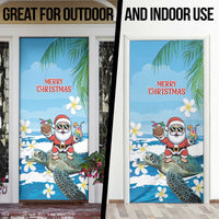 Cayman Islands Christmas Door Cover Merry Xmas - Wonder Print Shop