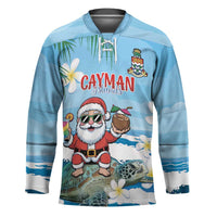 Cayman Islands Christmas Hockey Jersey Merry Xmas - Wonder Print Shop