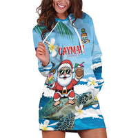 Cayman Islands Christmas Hoodie Dress Merry Xmas - Wonder Print Shop
