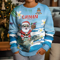 Cayman Islands Christmas Kid Ugly Christmas Sweater Merry Xmas - Wonder Print Shop