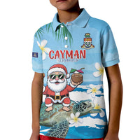Cayman Islands Christmas Kid Polo Shirt Merry Xmas - Wonder Print Shop