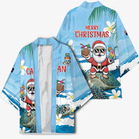 Cayman Islands Christmas Kimono Merry Xmas - Wonder Print Shop