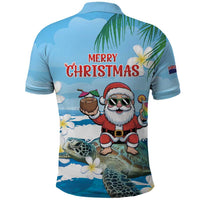 Cayman Islands Christmas Polo Shirt Merry Xmas - Wonder Print Shop