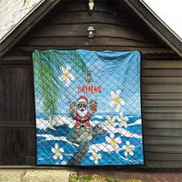 Cayman Islands Christmas Quilt Merry Xmas - Wonder Print Shop