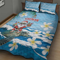 Cayman Islands Christmas Quilt Bed Set Merry Xmas - Wonder Print Shop