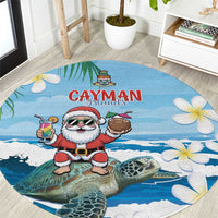 Cayman Islands Christmas Round Carpet Merry Xmas - Wonder Print Shop