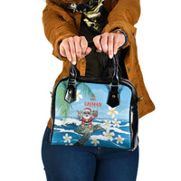 Cayman Islands Christmas Shoulder Handbag Merry Xmas - Wonder Print Shop