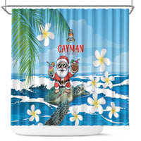 Cayman Islands Christmas Shower Curtain Merry Xmas - Wonder Print Shop