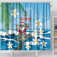 Cayman Islands Christmas Shower Curtain Merry Xmas - Wonder Print Shop