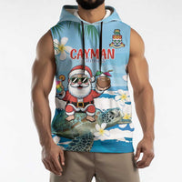Cayman Islands Christmas Sleeveless Hoodie Merry Xmas - Wonder Print Shop
