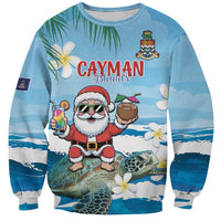 Cayman Islands Christmas Sweatshirt Merry Xmas - Wonder Print Shop