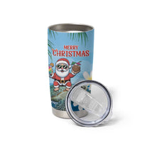 Cayman Islands Christmas Tumbler Cup Merry Xmas - Wonder Print Shop