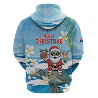 Cayman Islands Christmas Zip Hoodie Merry Xmas - Wonder Print Shop