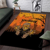 Halloween Egypt Mummy Area Rug Trick or Treat - Wonder Print Shop