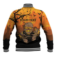 Personalized Halloween Egypt Mummy Baseball Jacket Trick or Treat - Wonder Print Shop