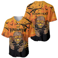 Personalized Halloween Egypt Mummy Baseball Jersey Trick or Treat - Wonder Print Shop