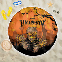 Halloween Egypt Mummy Beach Blanket Trick or Treat - Wonder Print Shop