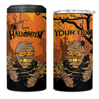 Personalized Halloween Egypt Mummy 4 in 1 Can Cooler Tumbler Trick or Treat - Wonder Print Shop