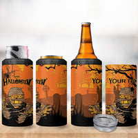 Personalized Halloween Egypt Mummy 4 in 1 Can Cooler Tumbler Trick or Treat - Wonder Print Shop