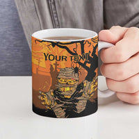 Personalized Halloween Egypt Mummy Ceramic Mug Trick or Treat - Wonder Print Shop