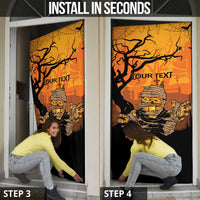 Personalized Halloween Egypt Mummy Door Cover Trick or Treat - Wonder Print Shop