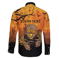 Personalized Halloween Egypt Mummy Family Matching Puletasi and Hawaiian Shirt Trick or Treat - Wonder Print Shop