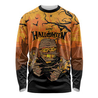 Personalized Halloween Egypt Mummy Long Sleeve Shirt Trick or Treat - Wonder Print Shop