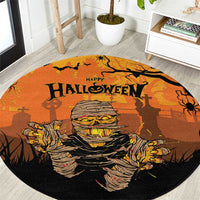 Halloween Egypt Mummy Round Carpet Trick or Treat - Wonder Print Shop