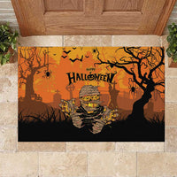 Halloween Egypt Mummy Rubber Doormat Trick or Treat - Wonder Print Shop