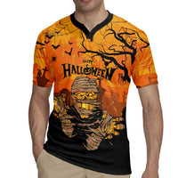 Personalized Halloween Egypt Mummy Rugby Jersey Trick or Treat - Wonder Print Shop