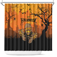 Halloween Egypt Mummy Shower Curtain Trick or Treat - Wonder Print Shop