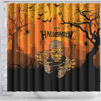 Halloween Egypt Mummy Shower Curtain Trick or Treat - Wonder Print Shop