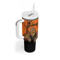 Personalized Halloween Egypt Mummy Tumbler With Handle Trick or Treat - Wonder Print Shop