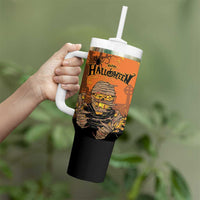 Personalized Halloween Egypt Mummy Tumbler With Handle Trick or Treat - Wonder Print Shop