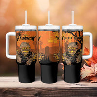 Personalized Halloween Egypt Mummy Tumbler With Handle Trick or Treat - Wonder Print Shop