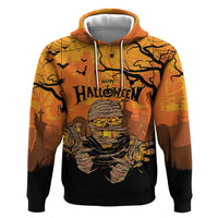 Personalized Halloween Egypt Mummy Zip Hoodie Trick or Treat - Wonder Print Shop