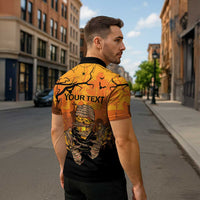 Personalized Halloween Egypt Mummy Zipper Polo Shirt Trick or Treat - Wonder Print Shop