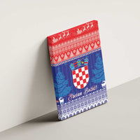 Croatia Christmas Canvas Wall Art Coat Of Arms Sretan Bozic - Wonder Print Shop