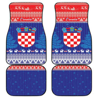 Croatia Christmas Car Mats Coat Of Arms Sretan Bozic - Wonder Print Shop