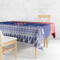 Croatia Christmas Tablecloth Coat Of Arms Sretan Bozic - Wonder Print Shop