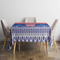 Croatia Christmas Tablecloth Coat Of Arms Sretan Bozic - Wonder Print Shop