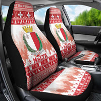 Malta Christmas Car Seat Cover Coat Of Arms il-Milied it-Tajjeb - Wonder Print Shop