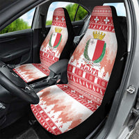 Malta Christmas Car Seat Cover Coat Of Arms il-Milied it-Tajjeb - Wonder Print Shop