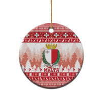 Malta Christmas Ceramic Ornament Coat Of Arms il-Milied it-Tajjeb - Wonder Print Shop