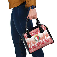 Malta Christmas Shoulder Handbag Coat Of Arms il-Milied it-Tajjeb