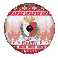 Malta Christmas Spare Tire Cover Coat Of Arms il-Milied it-Tajjeb - Wonder Print Shop