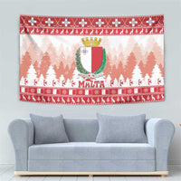 Malta Christmas Tapestry Coat Of Arms il-Milied it-Tajjeb - Wonder Print Shop