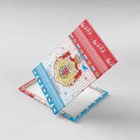 Luxembourg Christmas Canvas Wall Art Coat Of Arms Schei Chreschtdeeg - Wonder Print Shop